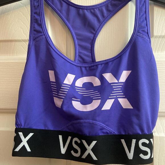VSX sport by Victorias Secret Purple  racerback sports bra Small - Picture 2 of 5